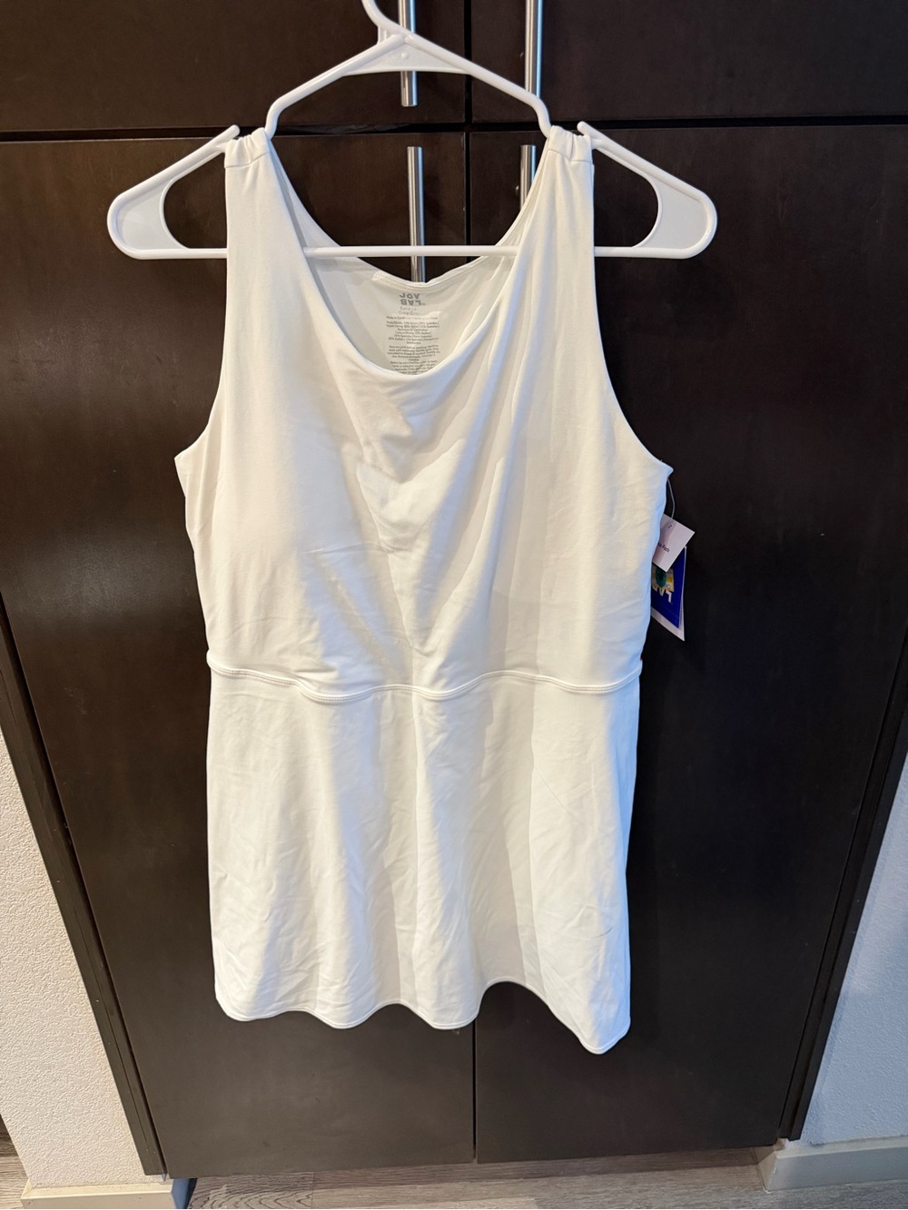 JoyLab White Scoop-Neck Tank Top